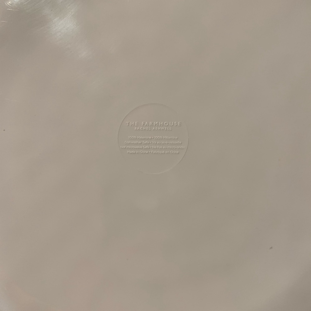 The Farmhouse by Rachel Ashwell: Melamine Floral Dinner Plates - Set of 8 - Picture 3 of 4